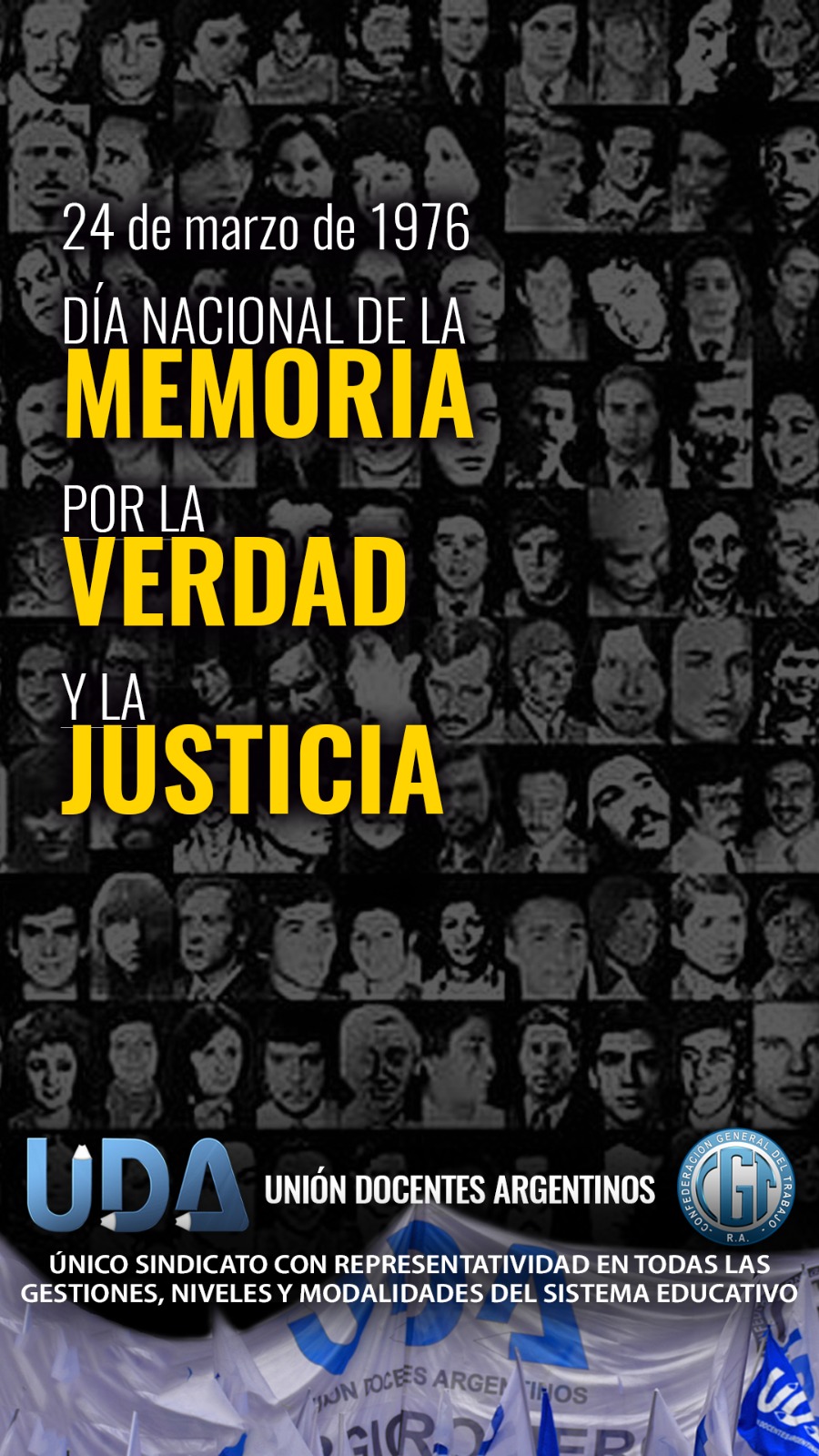 24 de marzo | Día Nacional de la Memoria por la Verdad y la Justicia